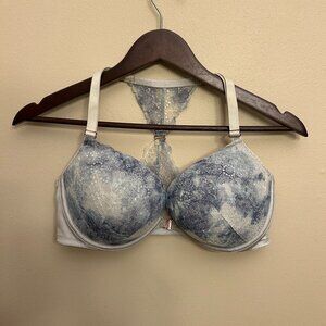 Victoria’s Secret PINK the Date Night Lightly Lined Push-up Demi Bra Gray 36DD